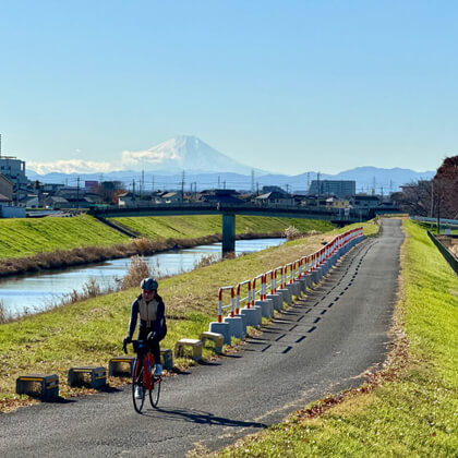 埼玉県富士見市 / びん沼川沿いの風景