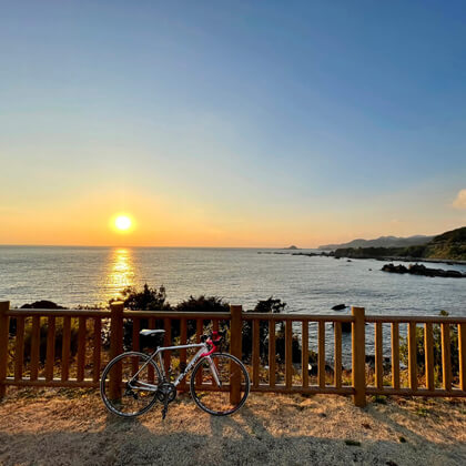 和歌山県すさみ町 / 日本童謡の園の夕陽