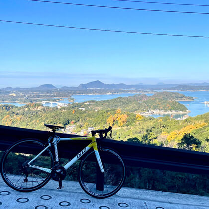 熊本県上天草市 / 千巌山展望所から望む天草の島々